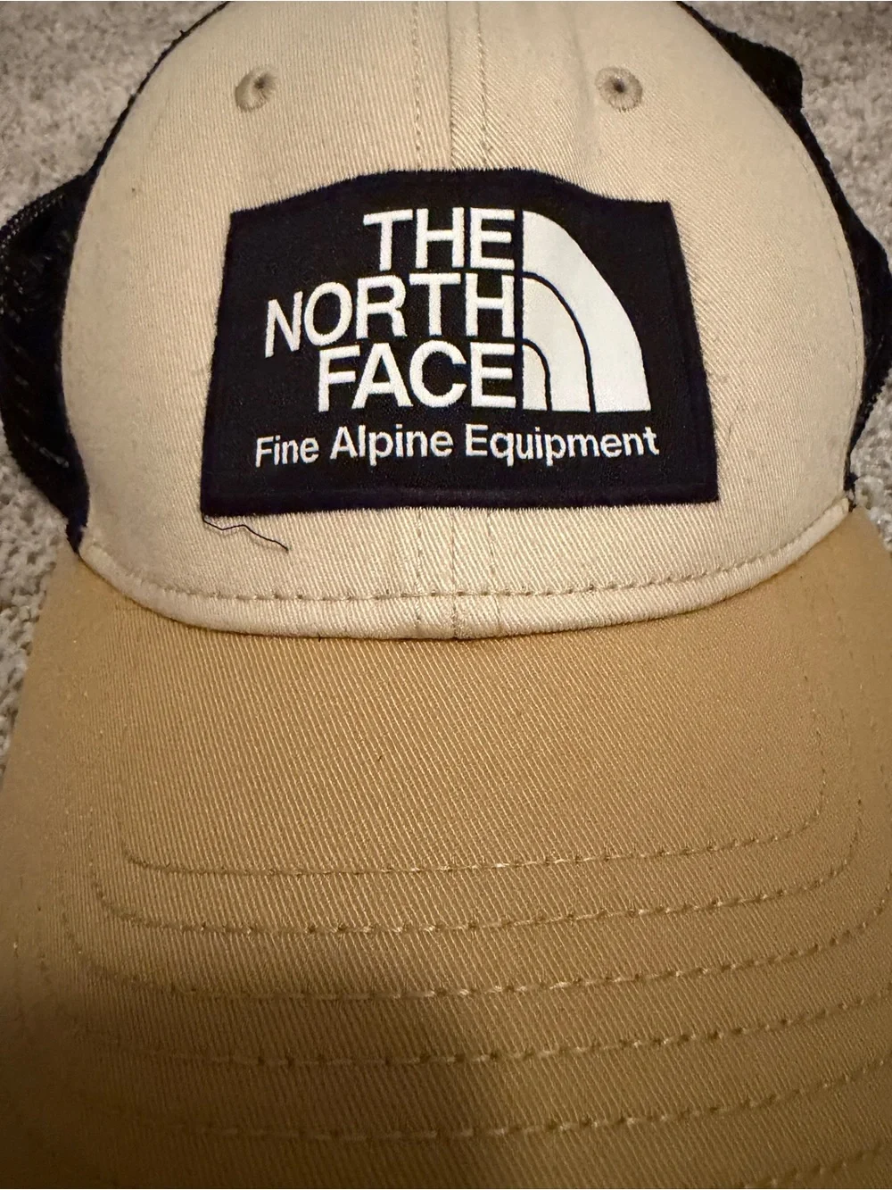 The North Face Black And Tan Mudder Trucker Hat